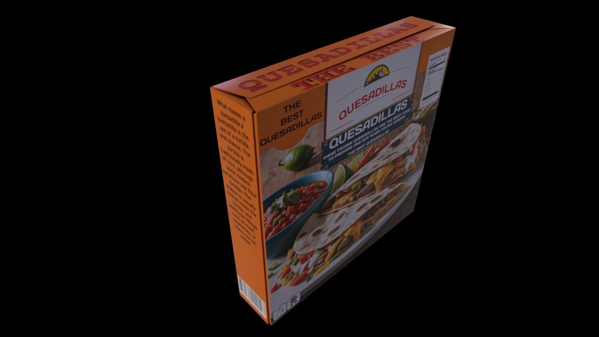 Frozen Quesadillas - GAME READY PBR Low-poly 3D model_4