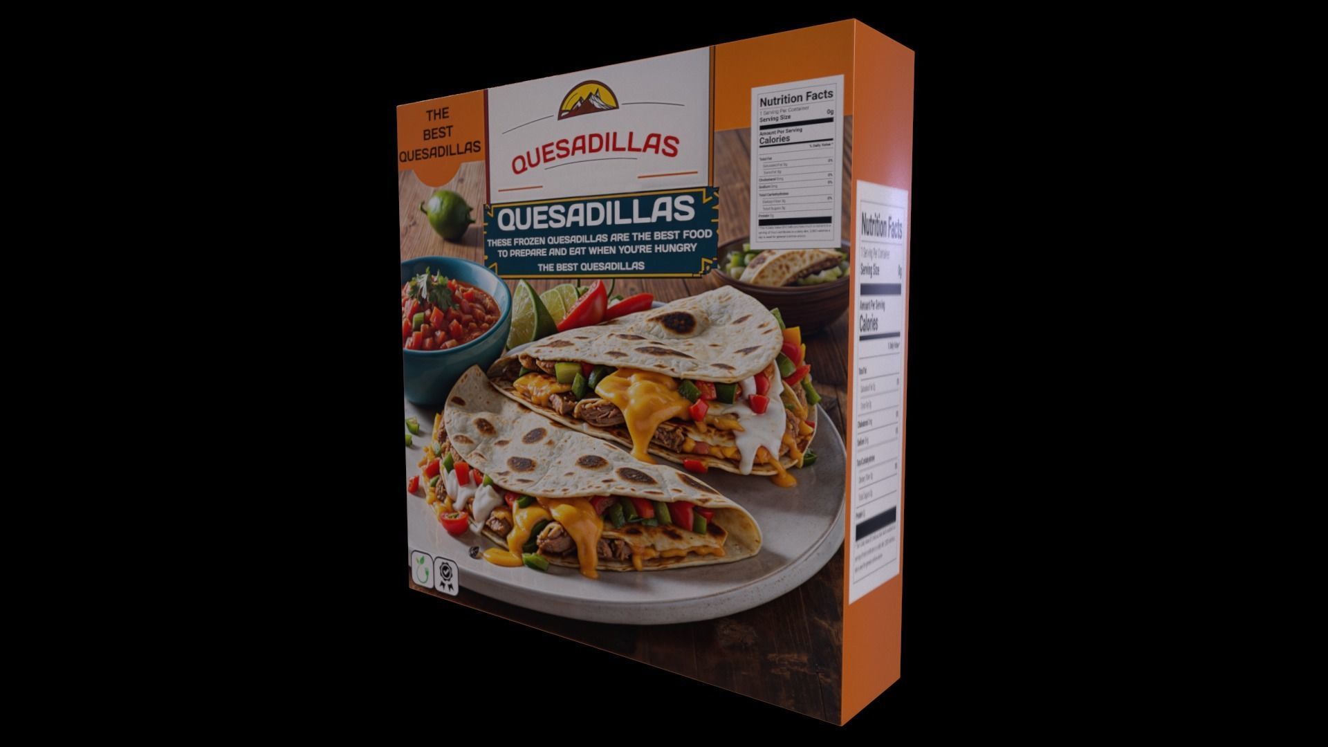 Frozen Quesadillas - GAME READY PBR Low-poly 3D model_2
