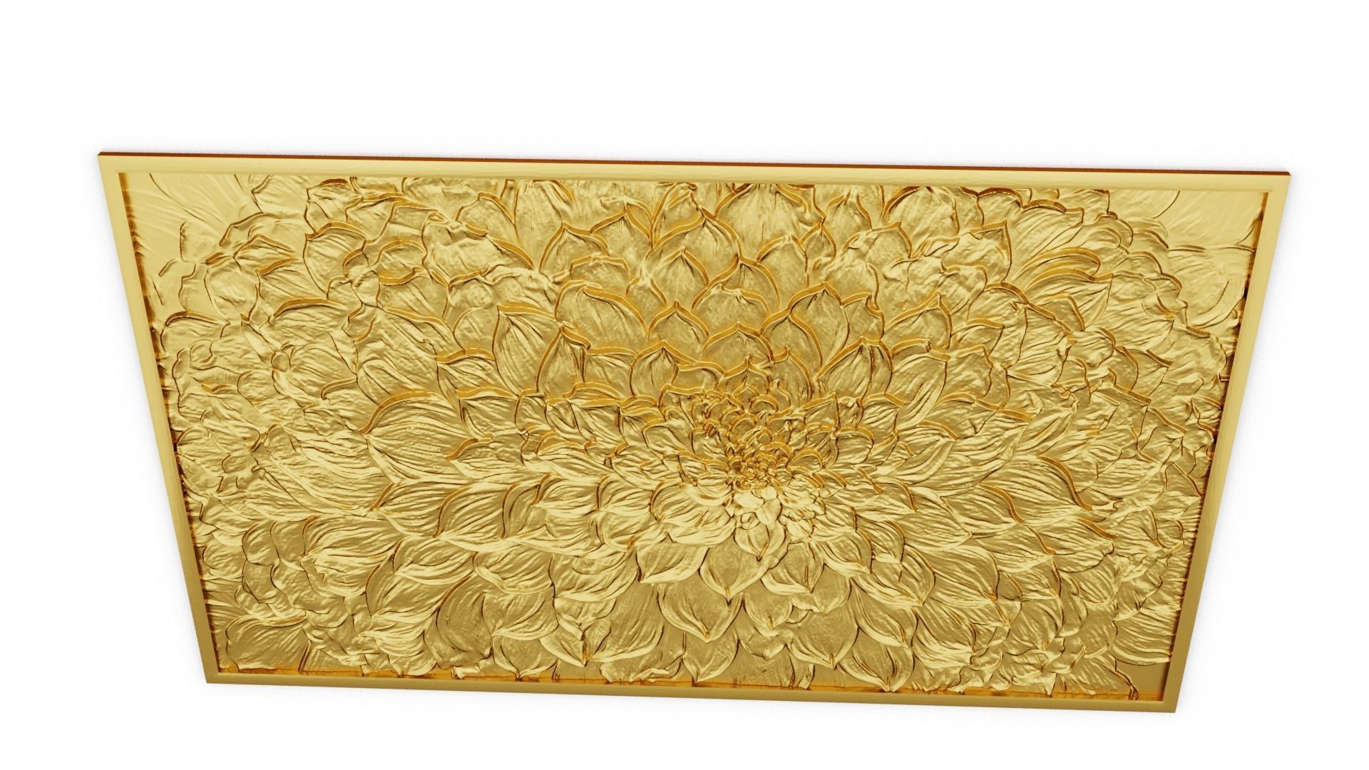 modern panel wall decor set relief stl mural CNC 172 3D model_3