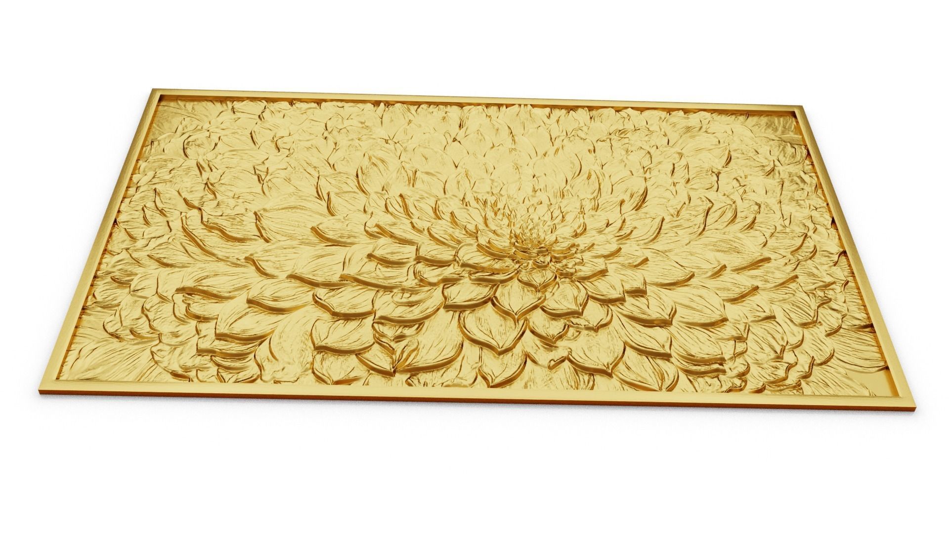 modern panel wall decor set relief stl mural CNC 172 3D model_2