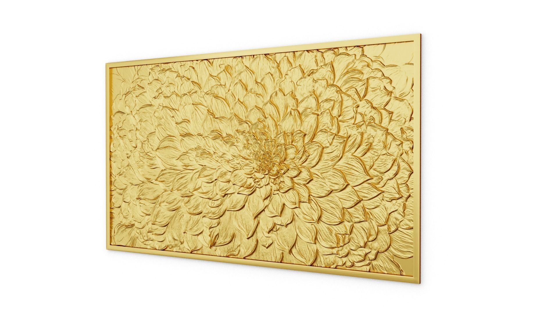 modern panel wall decor set relief stl mural CNC 172 3D model_7