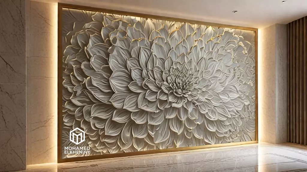 modern panel wall decor set relief stl mural CNC 172 3D model_0