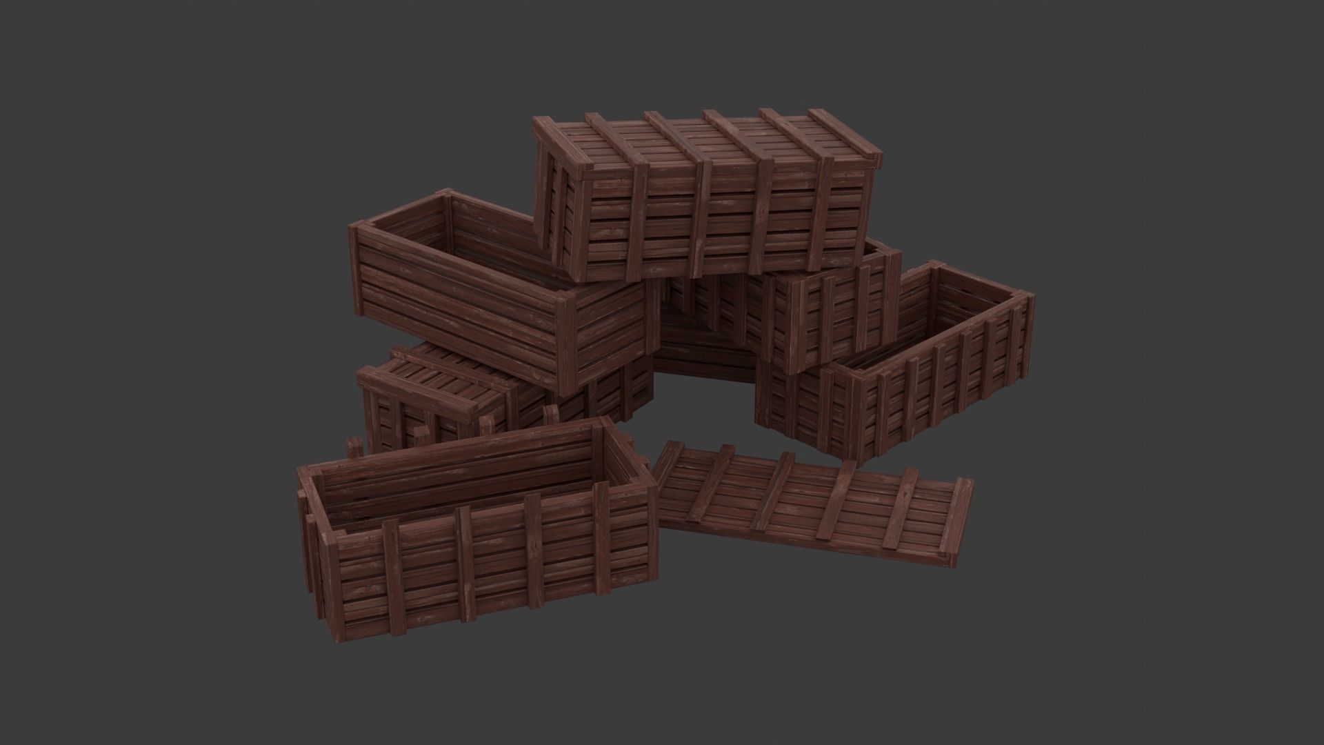 Box second version Free low-poly 3D model_11
