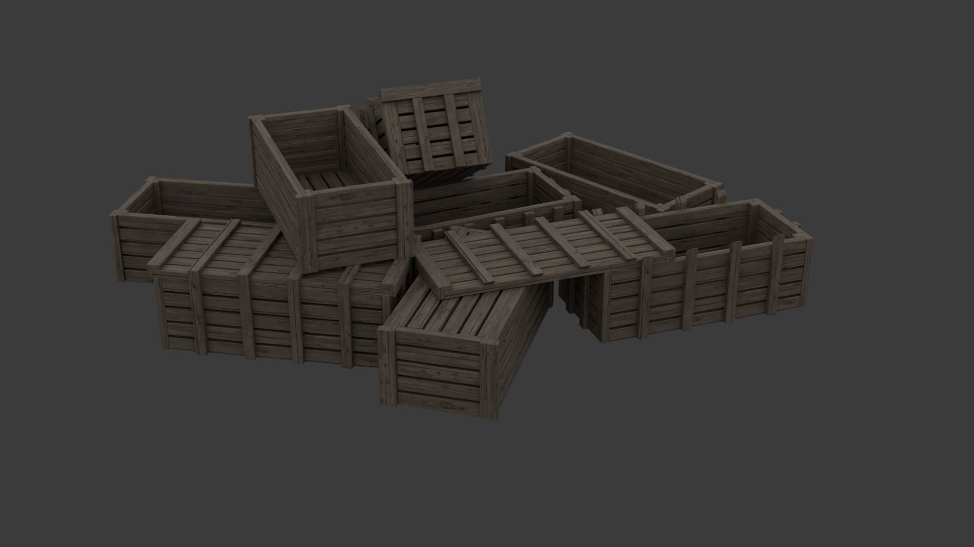 Box second version Free low-poly 3D model_9