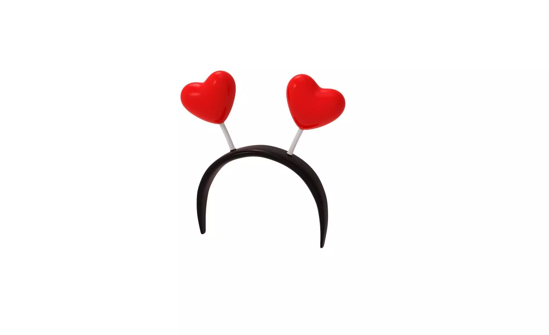 Prop51 Heart Headband Low-poly 3D model