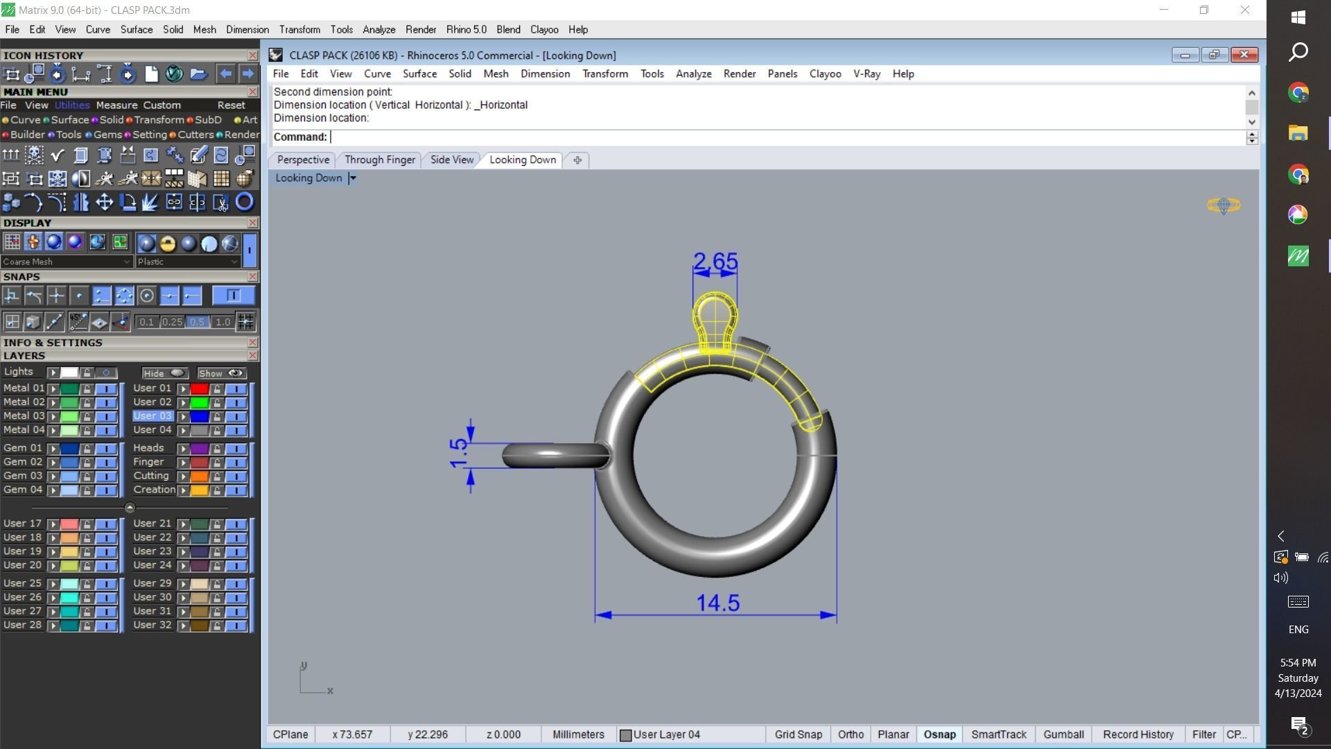 spring lock clasp set for jewelry 3D print model_6