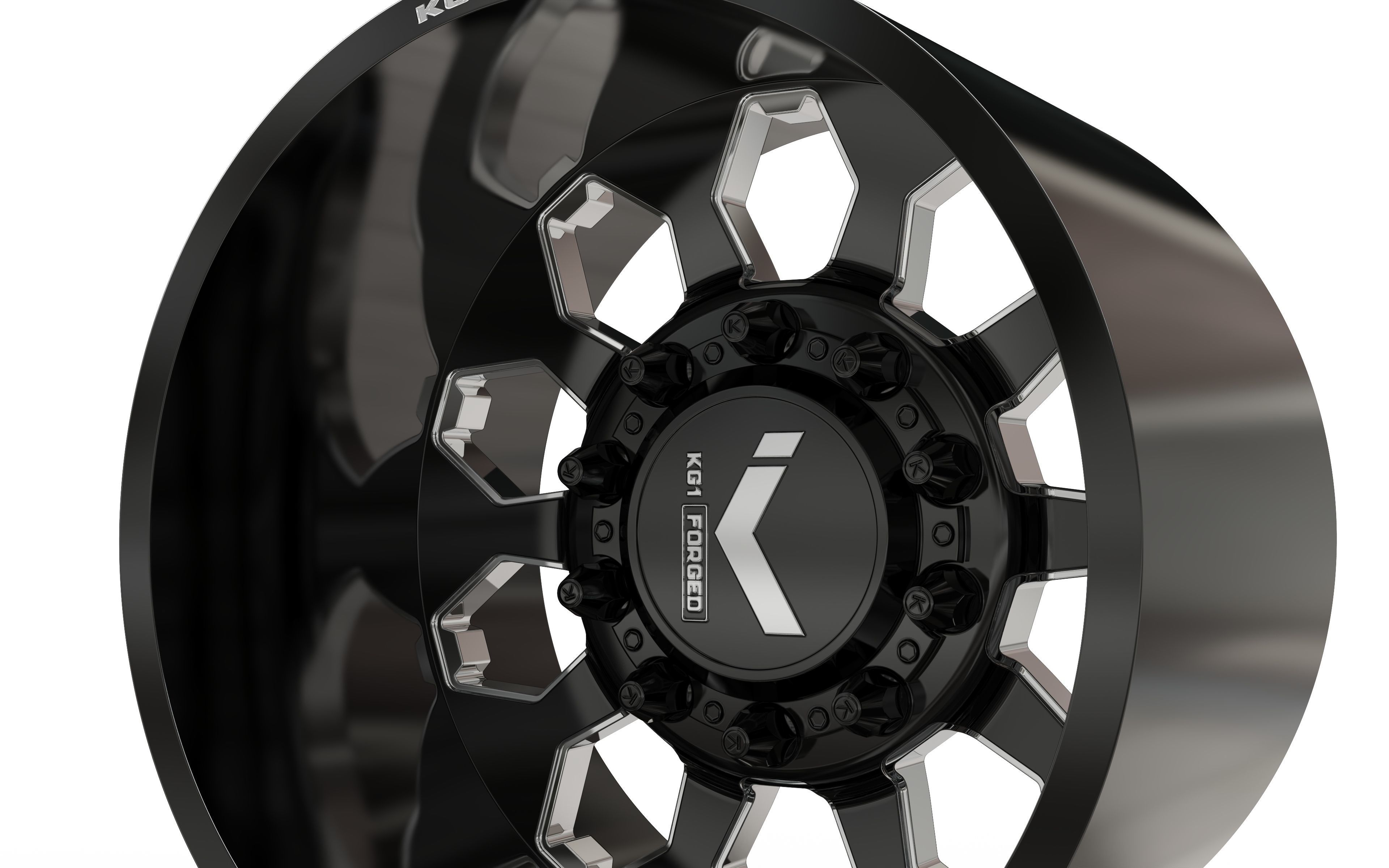 REAR KG1 KD003-B-2 DUALLY WHEEL 3D MODEL 3D model_2