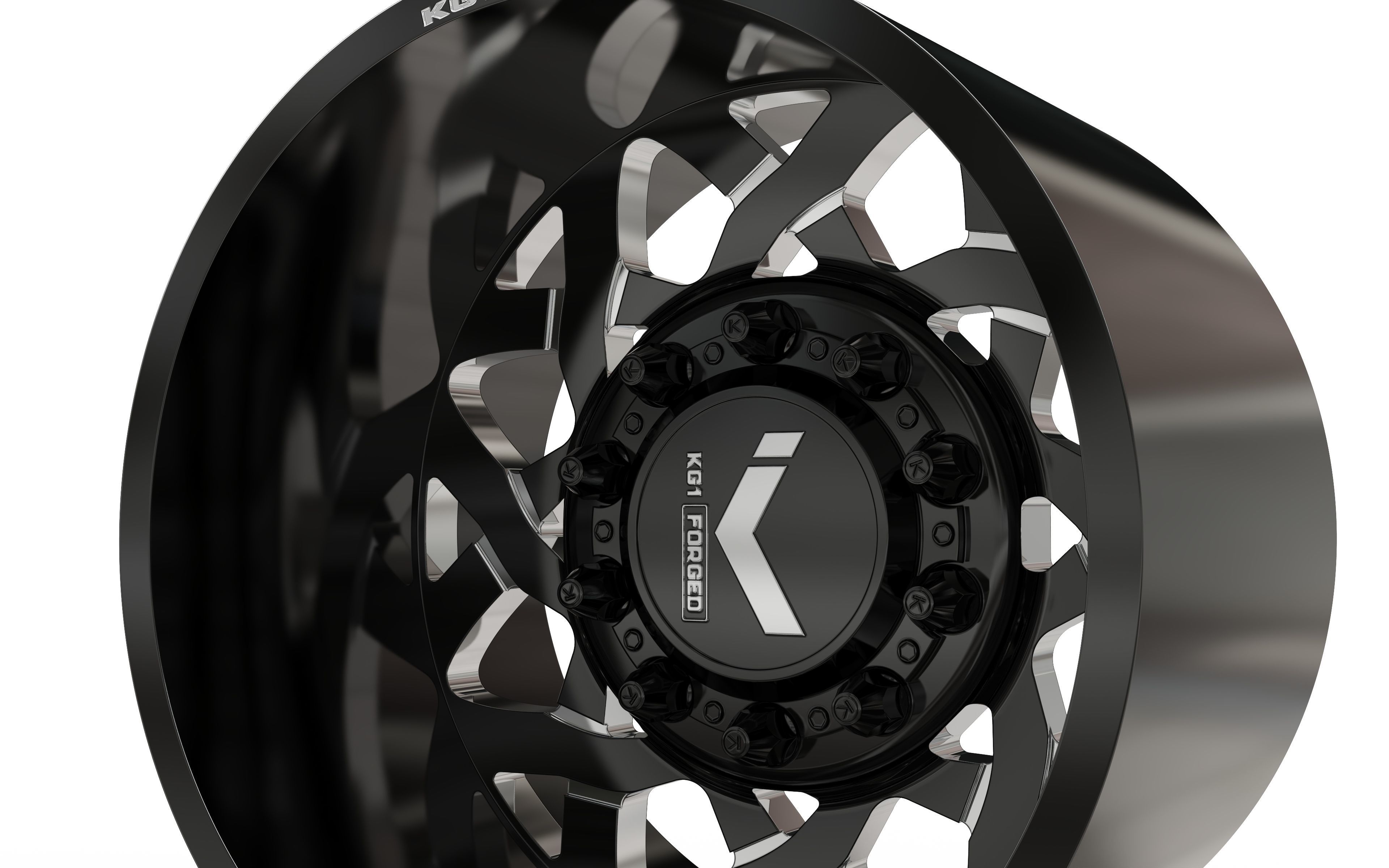 REAR KG1 KD008-2 DUALLY WHEEL 3D MODEL 3D model_2