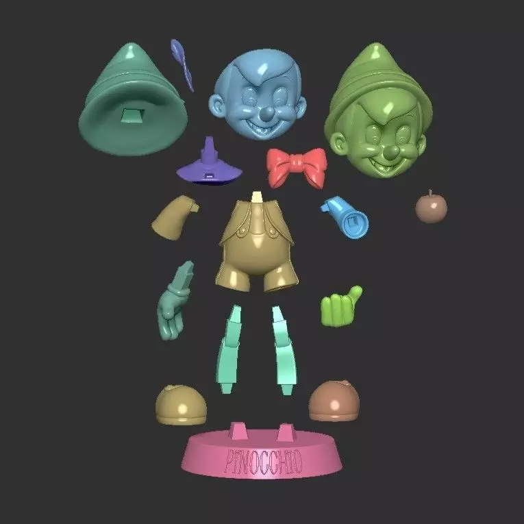 PINOCCHIO 3D print model_8
