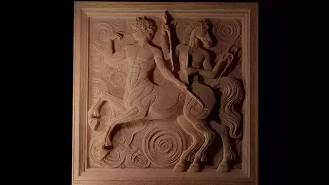 Centaur CNC 3d Print High Relief Sand Casting