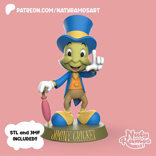 JIMINY CRICKET 3D print model