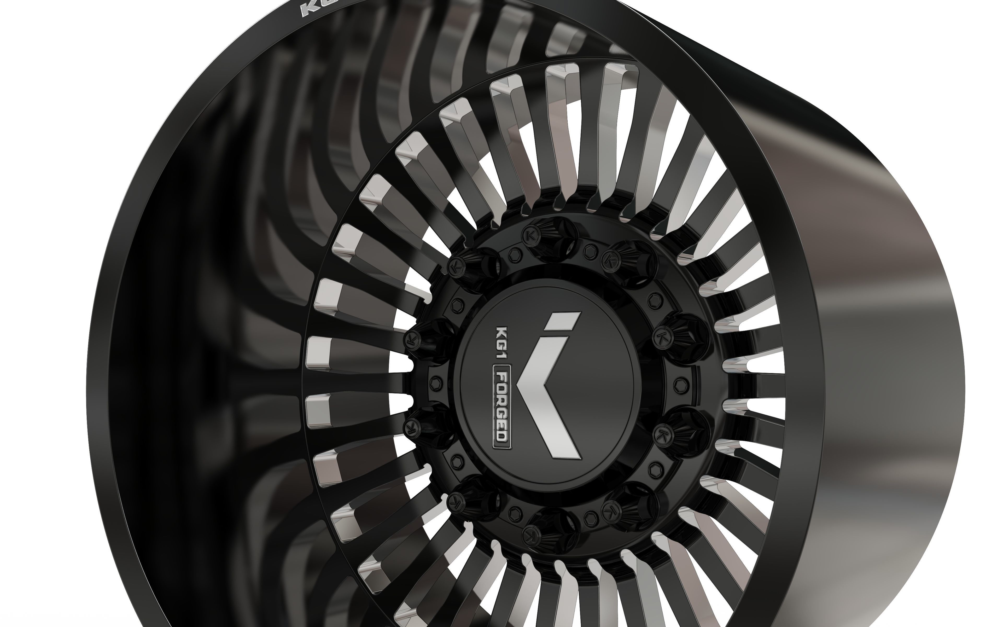 rear KG1 KD051-1 DUALLY WHEEL 3D MODEL 3D model_2