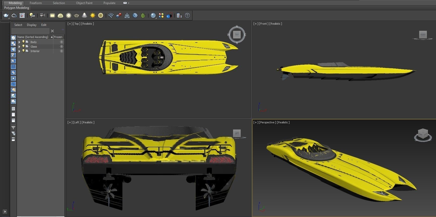 Superveloce speedboat 3D model_10
