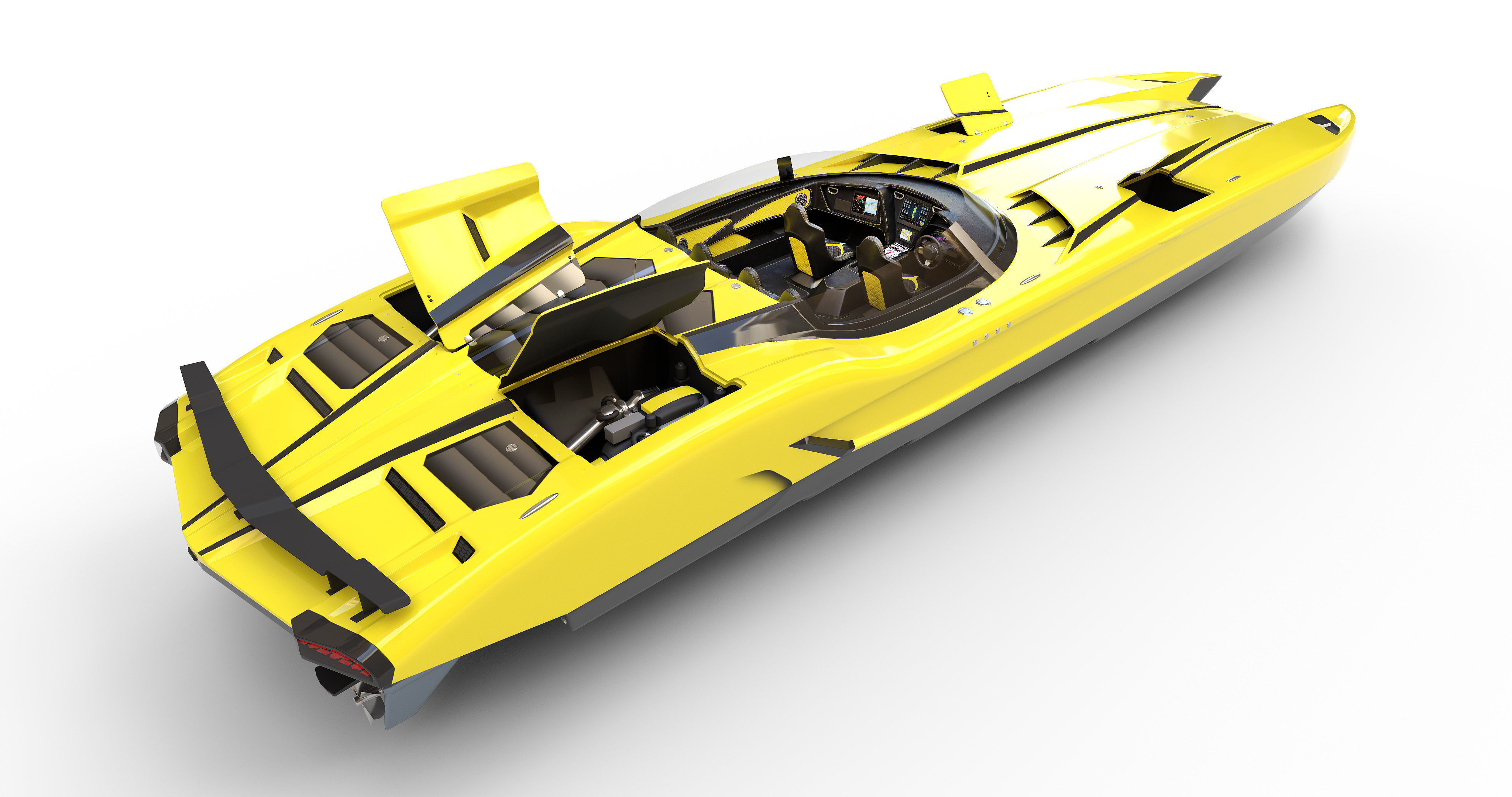 Superveloce speedboat 3D model_4