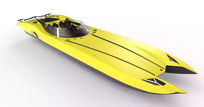 Superveloce speedboat 3D model