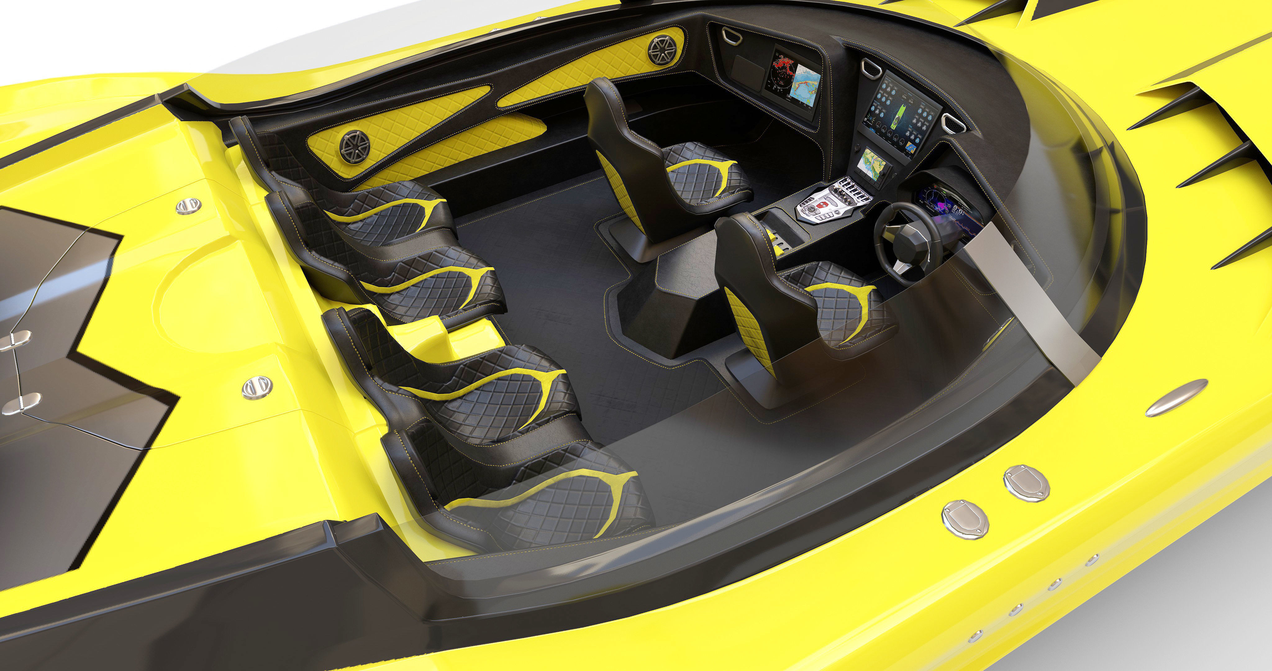 Superveloce speedboat 3D model_1