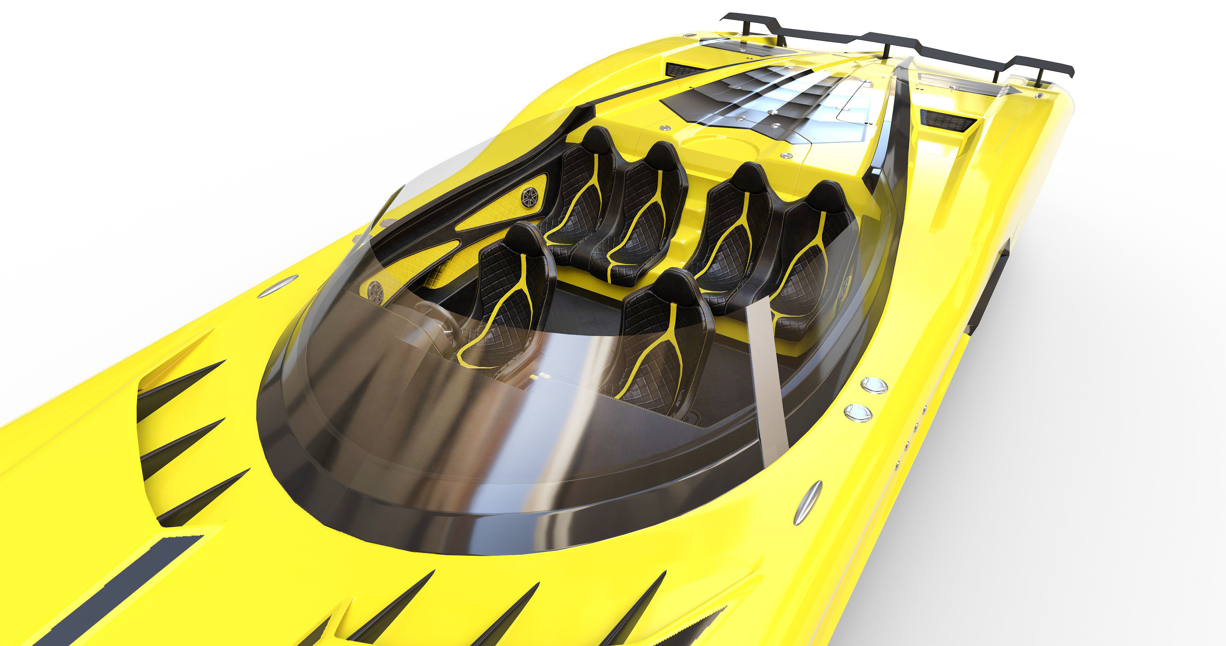 Superveloce speedboat 3D model_2