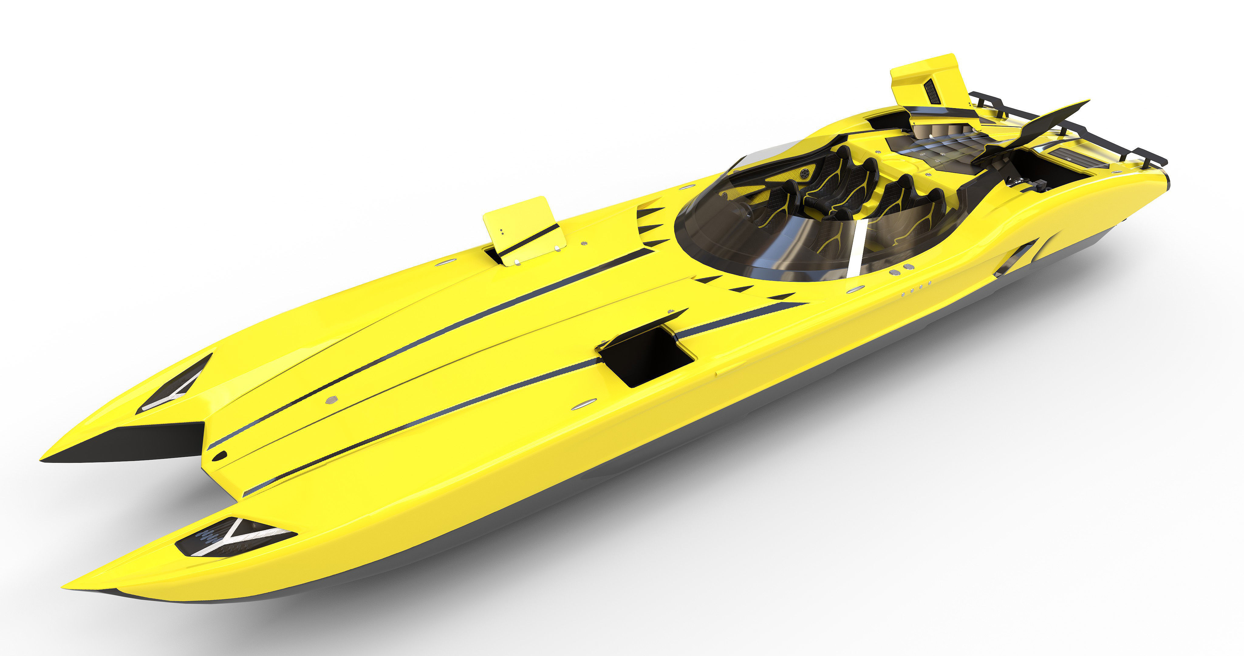 Superveloce speedboat 3D model_6
