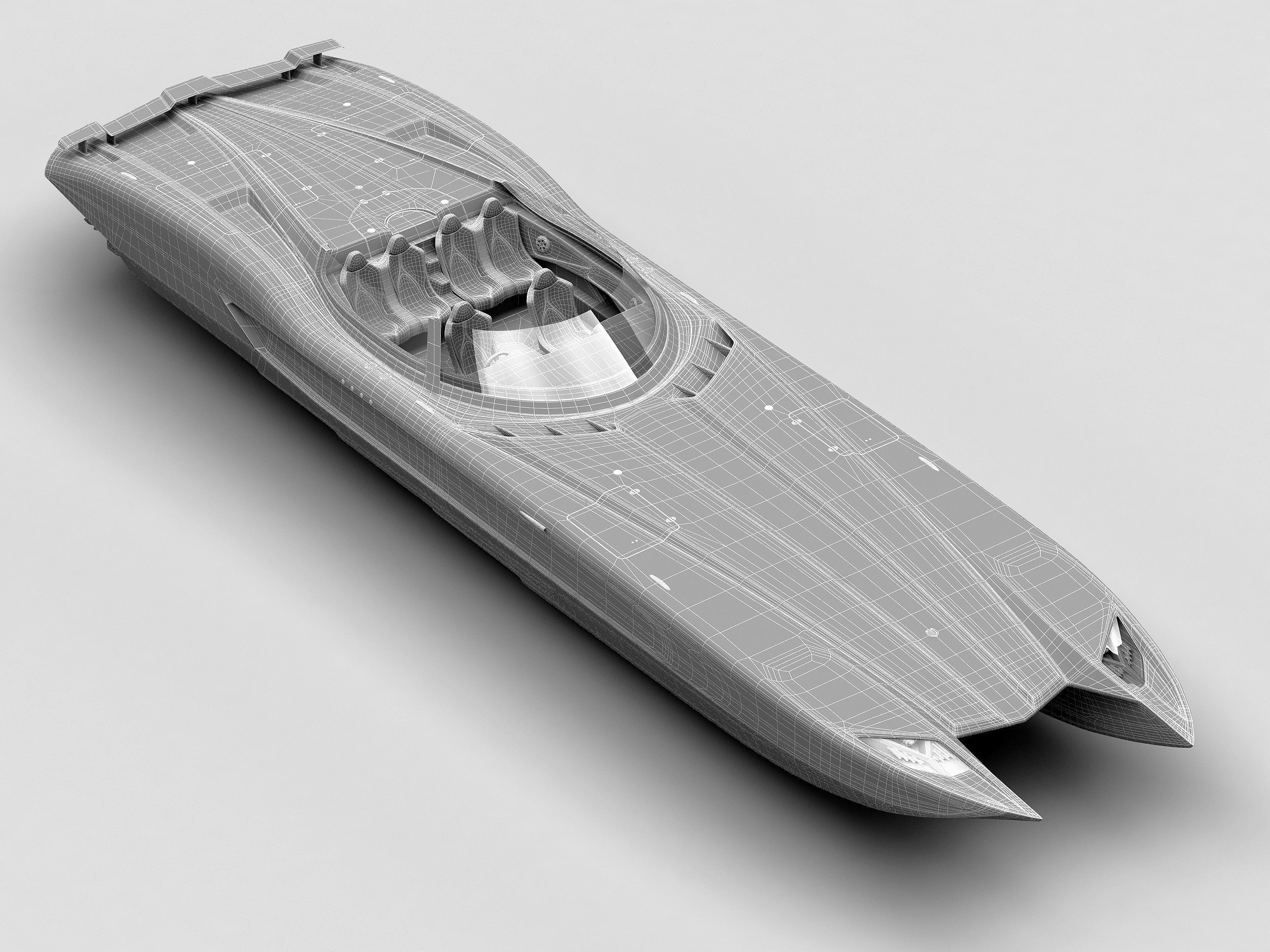 Superveloce speedboat 3D model_8