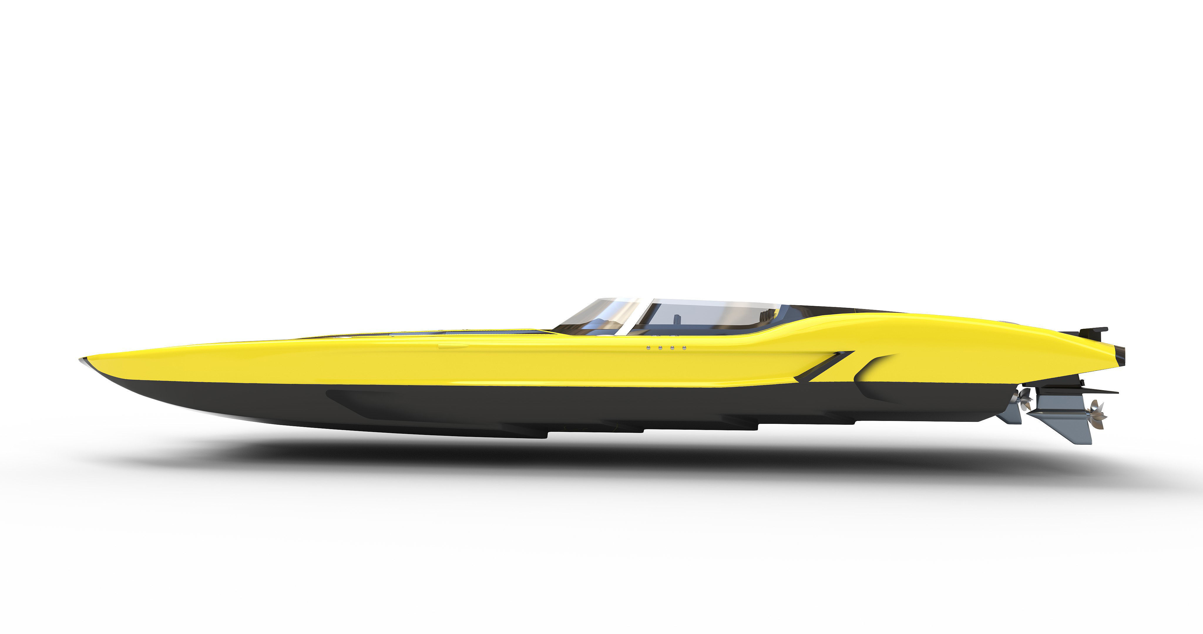 Superveloce speedboat 3D model_7