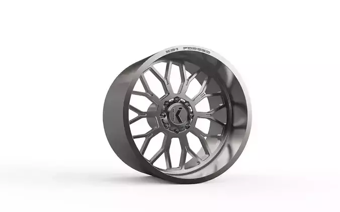 KG1 JACKED-3 WHEEL 3D MODEL