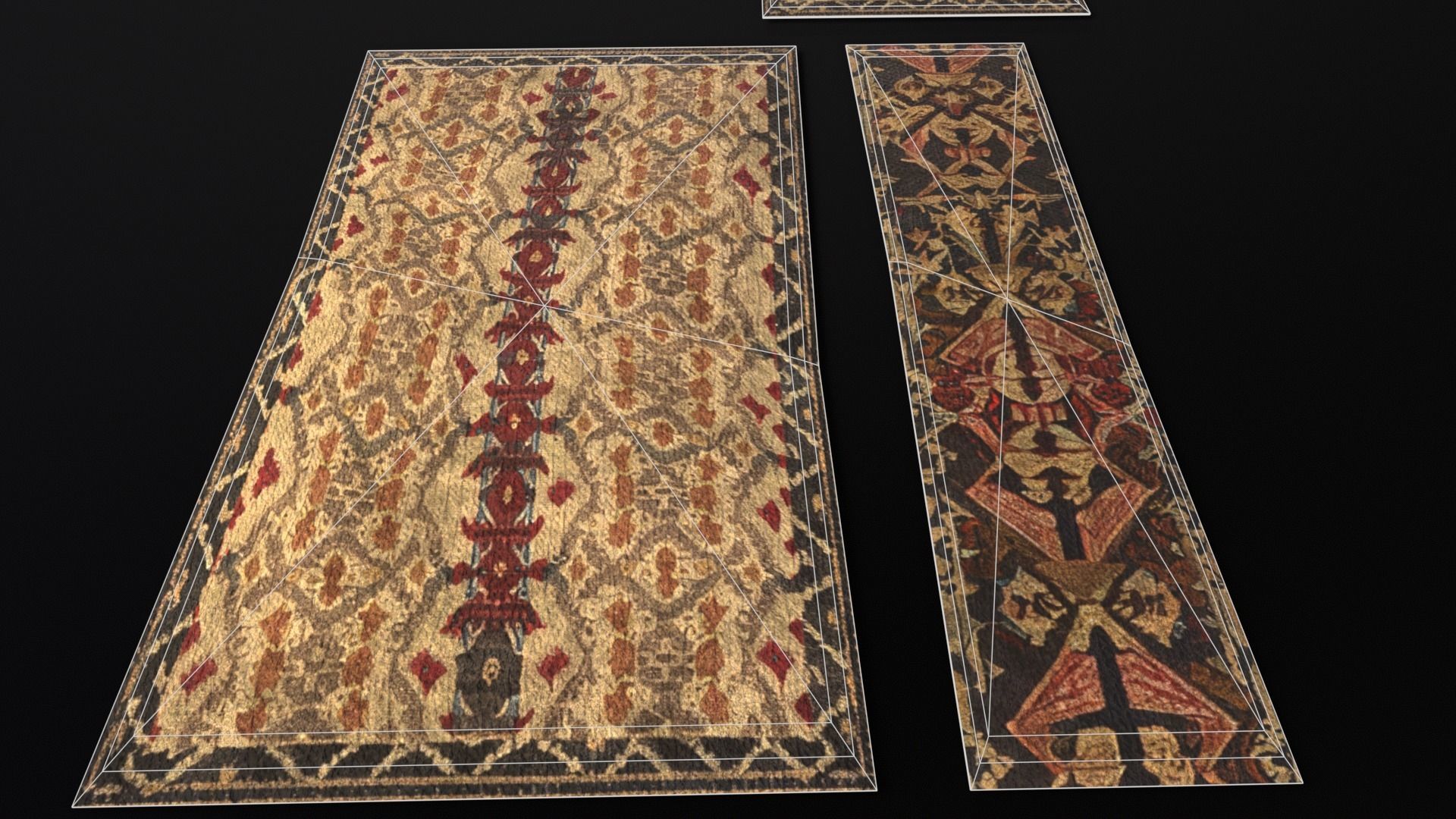 Medieval Rugs Kit 3D Model Collection_15