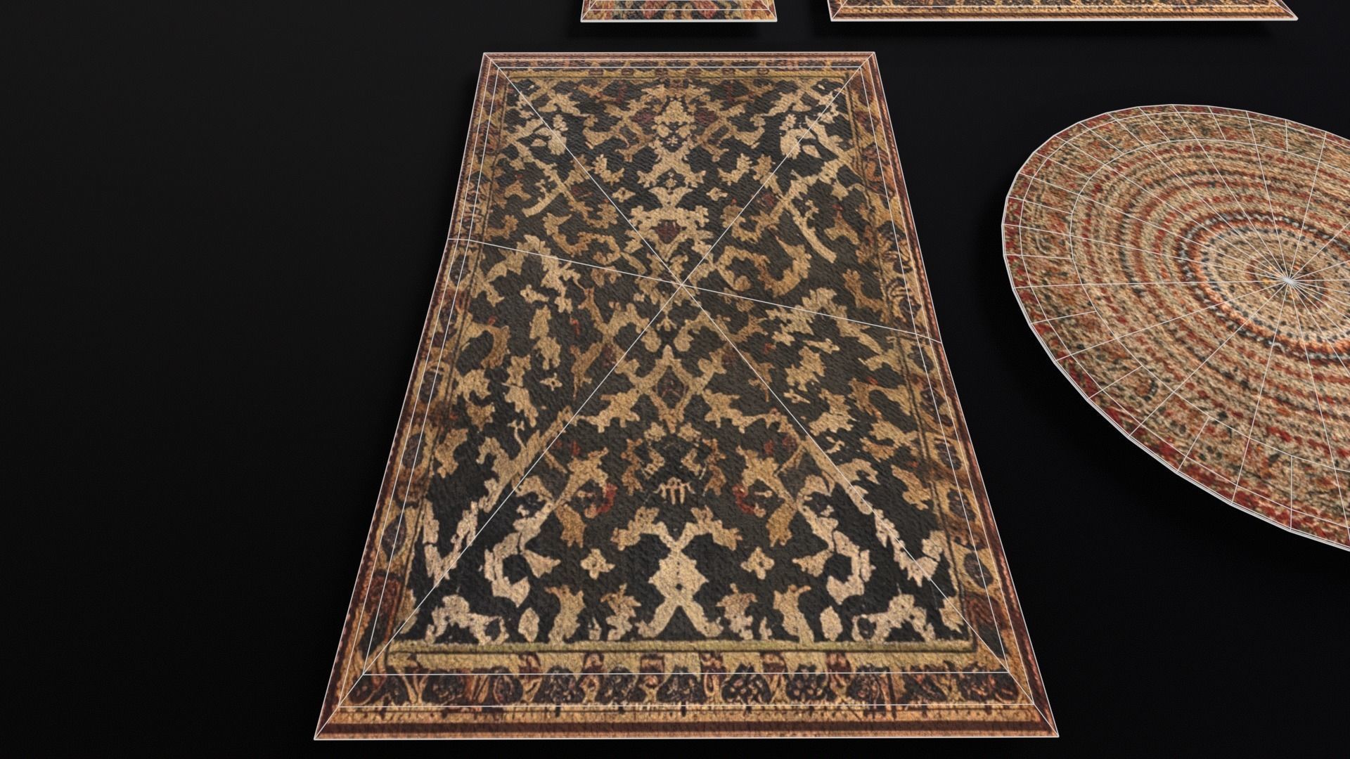 Medieval Rugs Kit 3D Model Collection_13