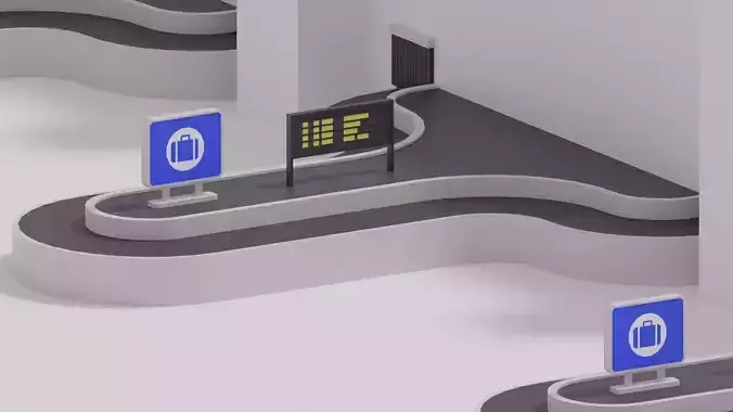 Airport Baggage Carousel Conveyor