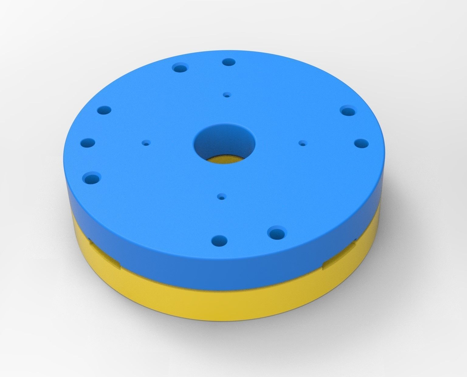 Mold for diecast military truck tire 4 Scale 1 to 10 3D print model_2