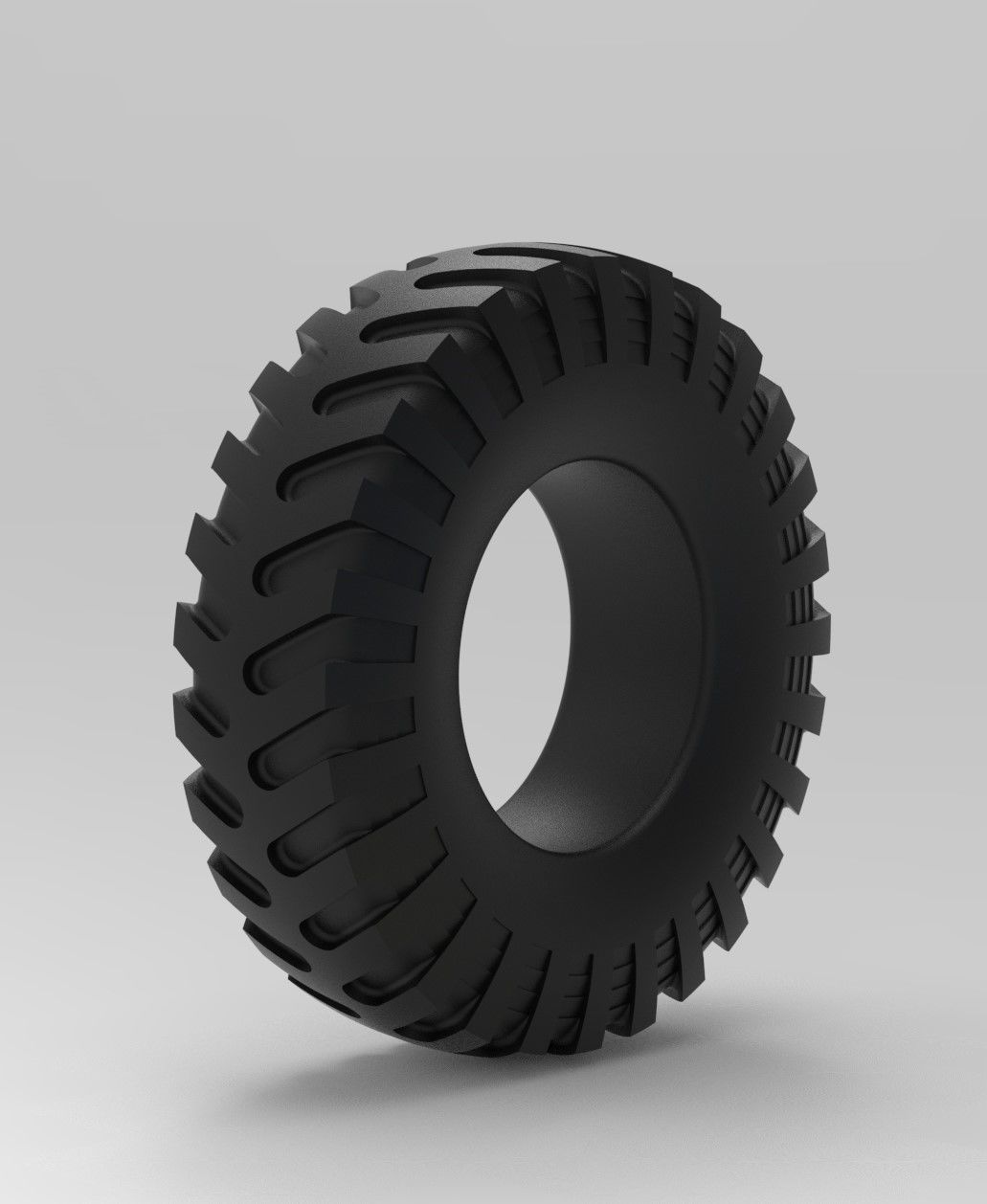 Mold for diecast military truck tire 4 Scale 1 to 10 3D print model_8