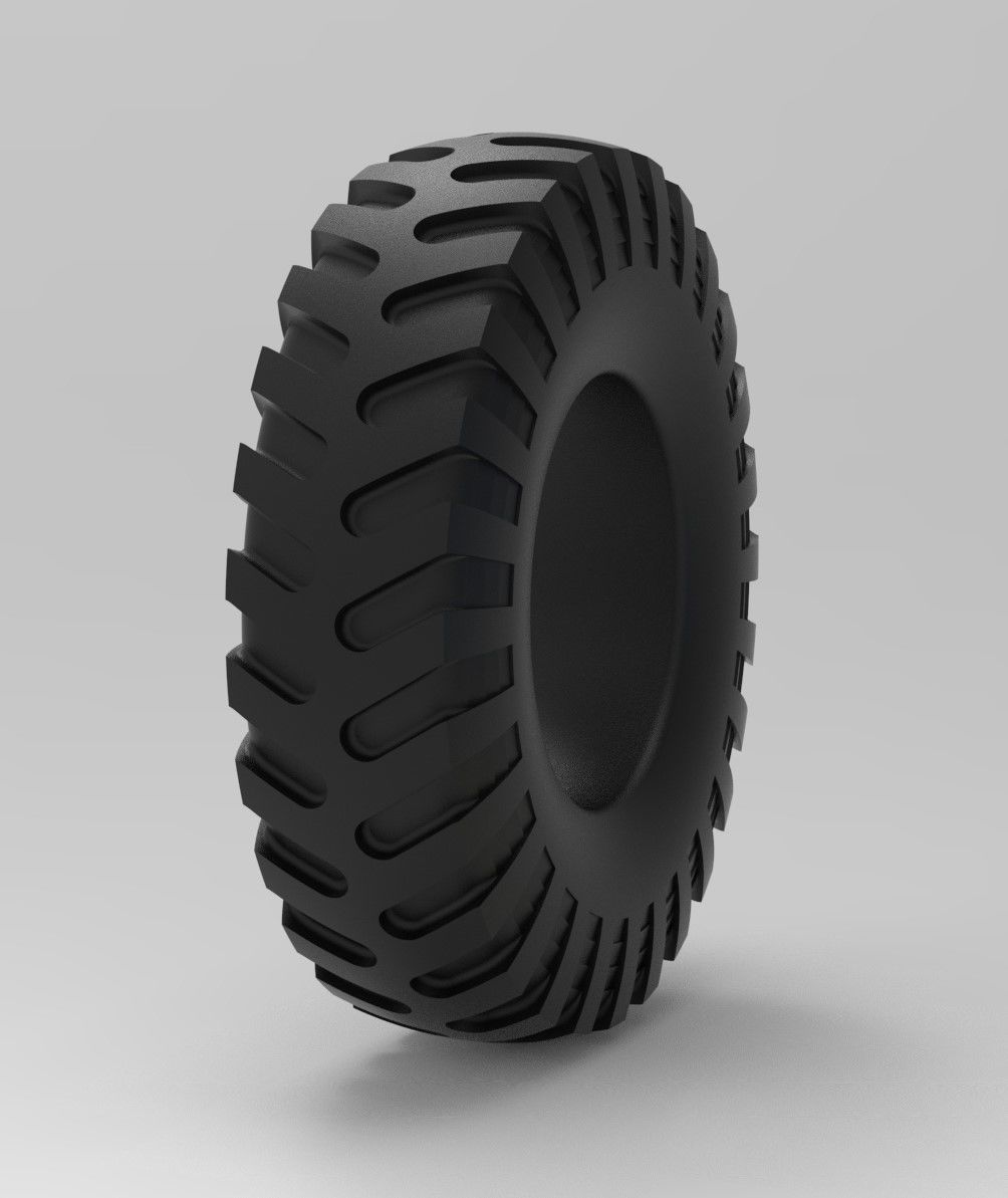 Mold for diecast military truck tire 4 Scale 1 to 10 3D print model_7