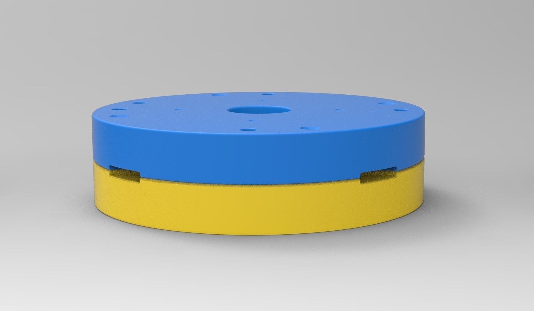 Mold for diecast military truck tire 4 Scale 1 to 10 3D print model_3