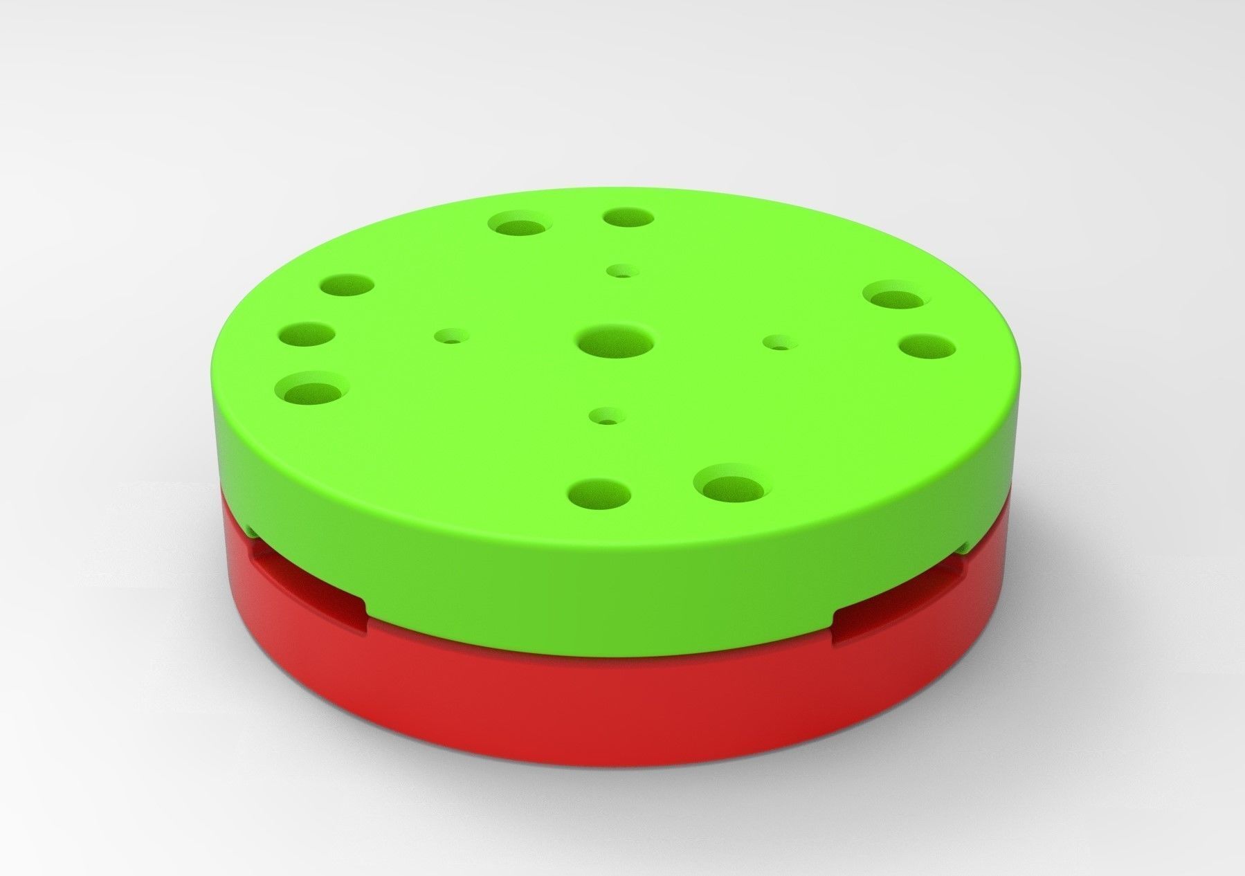 Mold for diecast military truck tire 5 Scale 1 to 25 3D print model_2