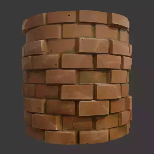 Stylized Brick Wall 01 Texture