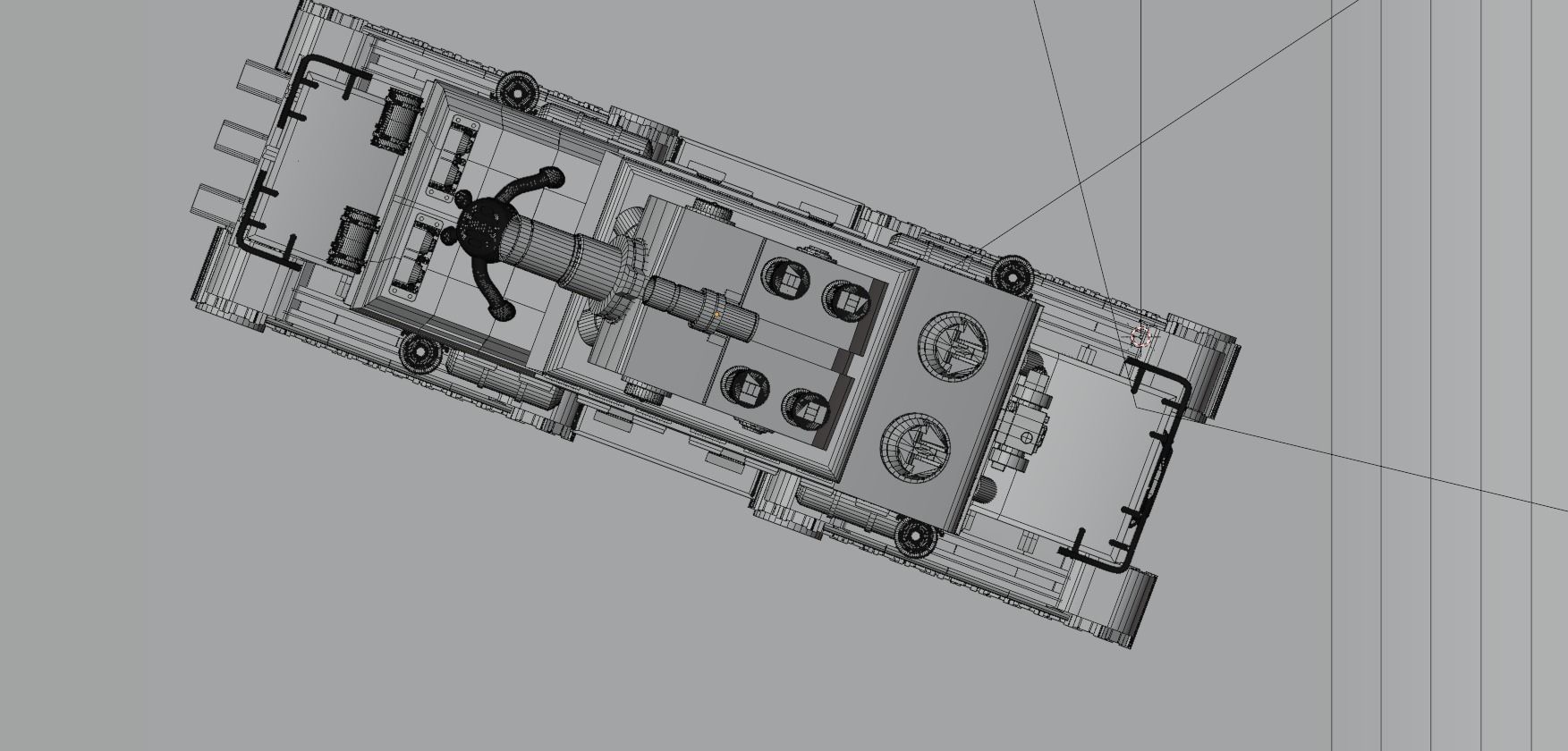 Stylized Mecha Tank - 1 3D model_11