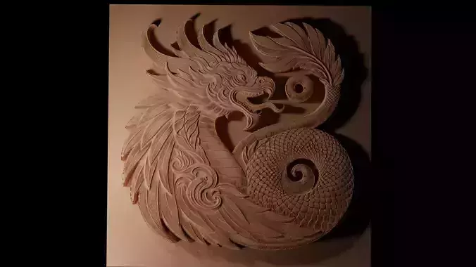 Basilisk CNC 3d Print High Relief Sand Casting