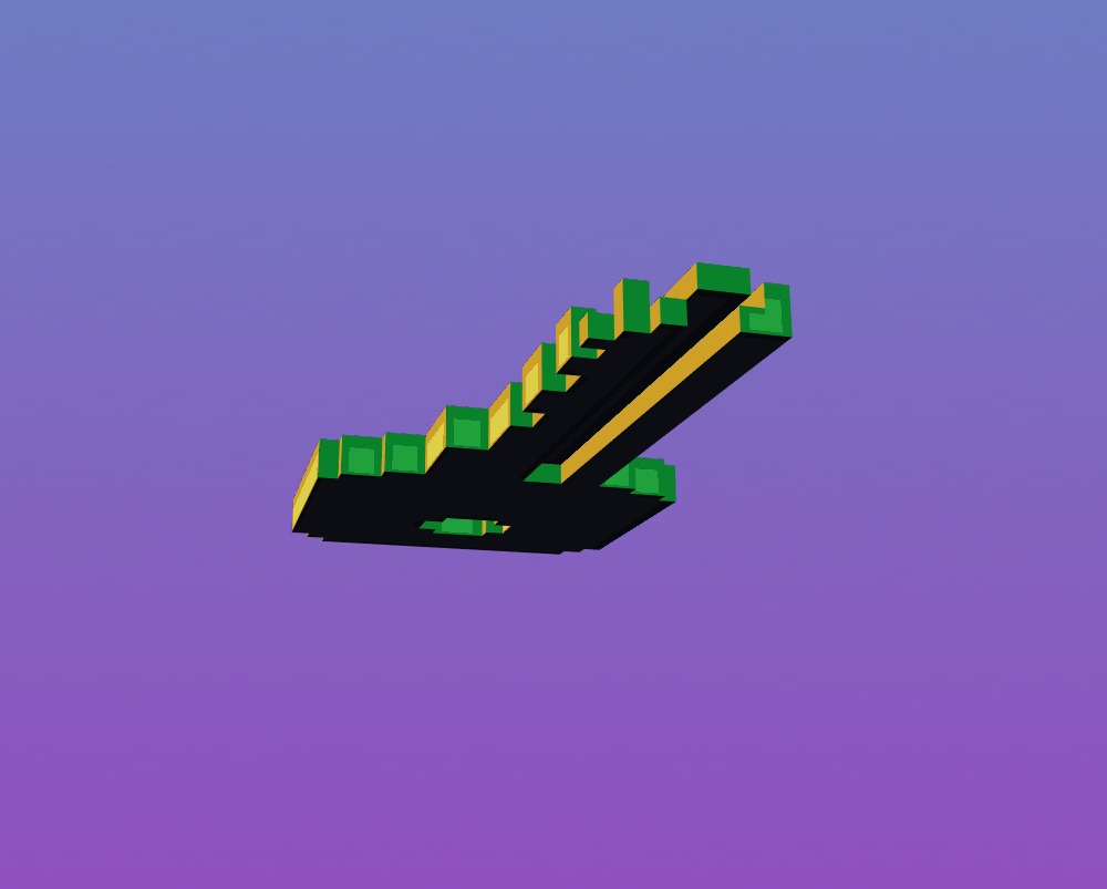 Voxel Key 3D model_15