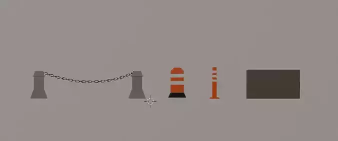 City Barriers Game Ready Asset Set