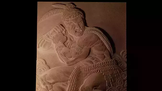 Aztec Champion CNC 3d Print High Relief Sand Casting