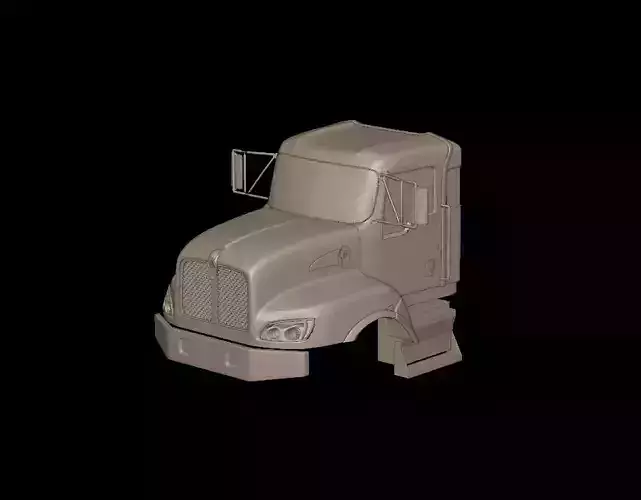kenworth 2011 t470 truck  3D print model