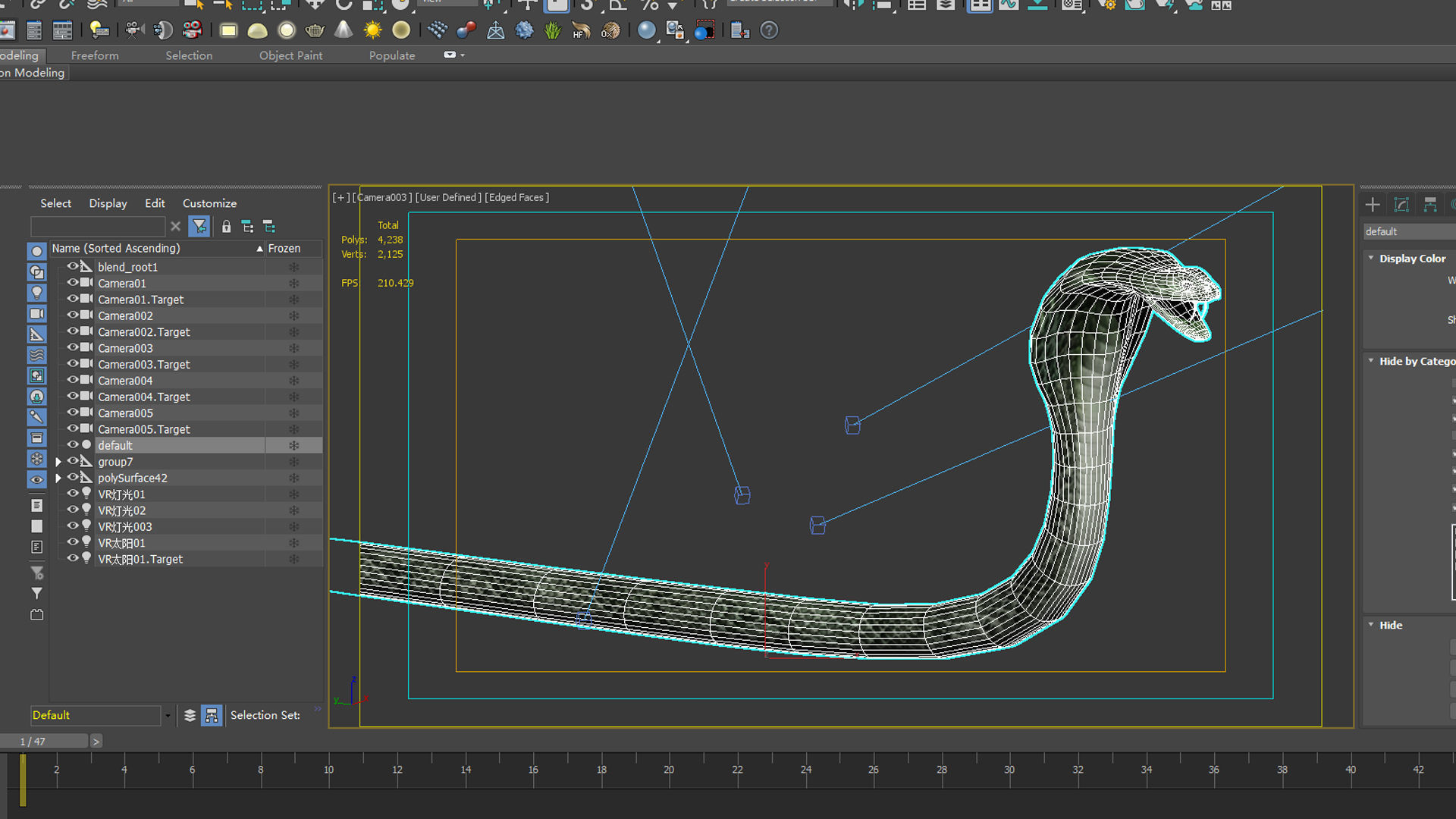 snake reptile snakes serpent python anaconda mamba cobra 3D model_5