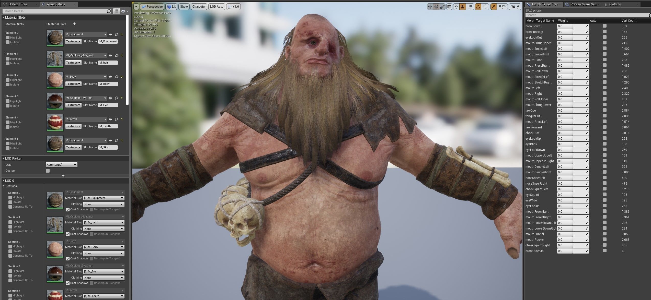 Cyclops Low-poly 3D model_22