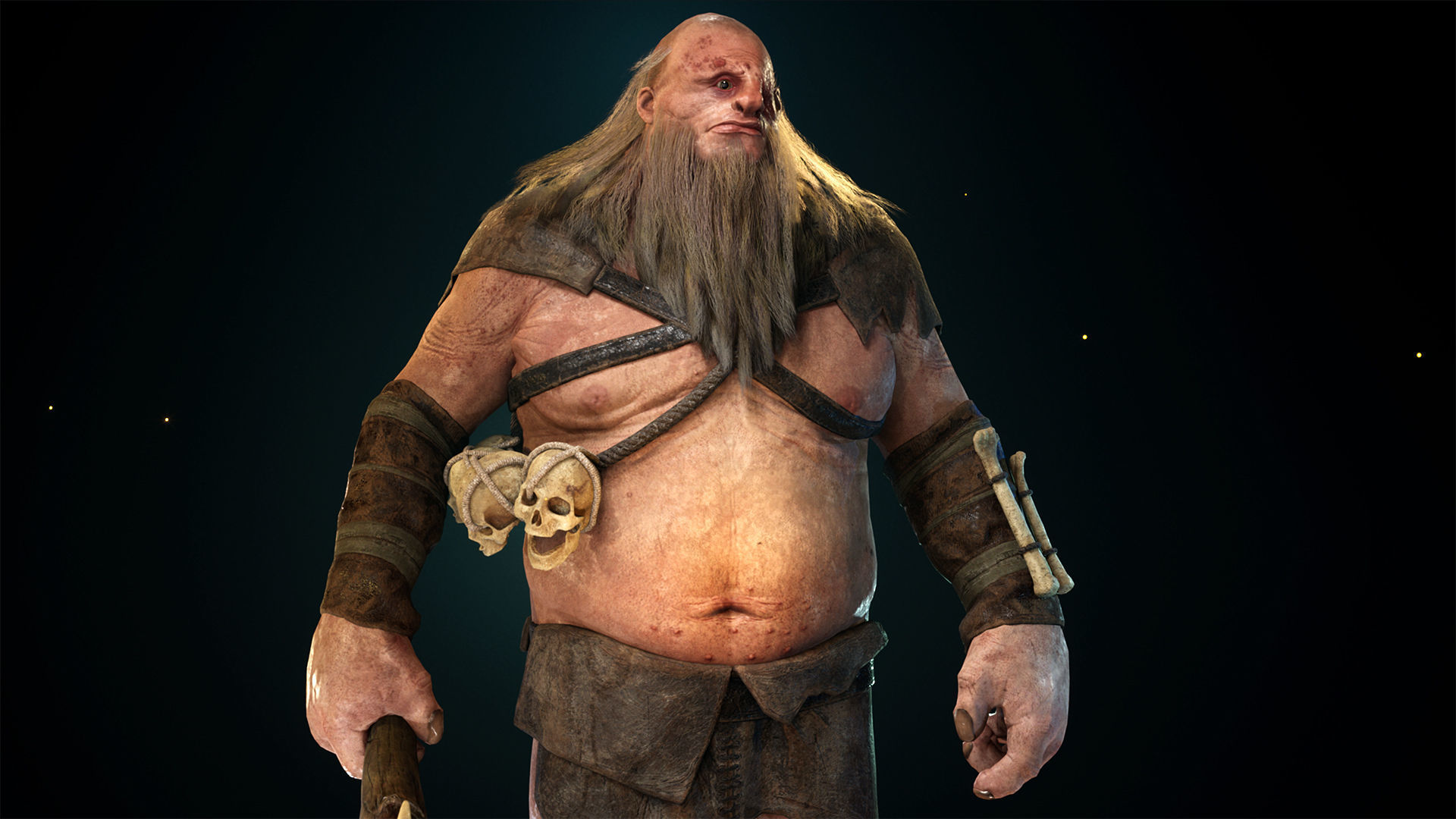 Cyclops Low-poly 3D model_7