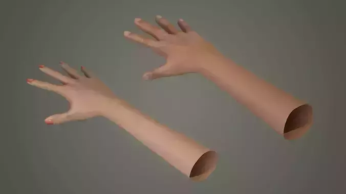 fps hands hands left hand right hand tattoos dirty hands  3D model