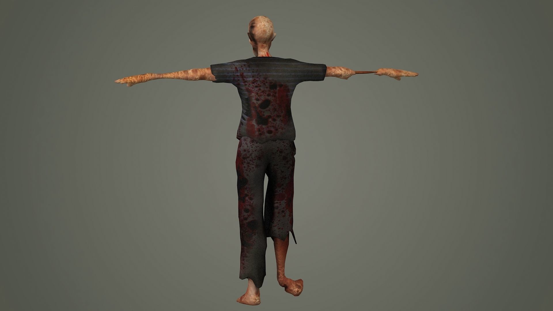 zombie zombies character creature monster horror demon  3D model_3