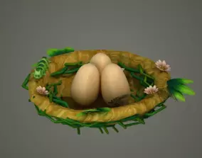 BirdsNest bird nest 3D model | CGTrader