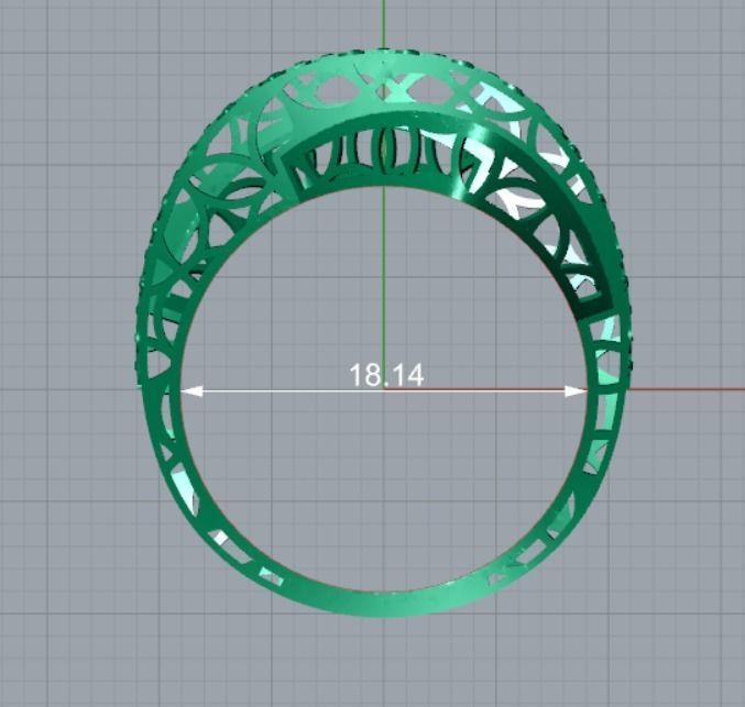 gold ring Free 3D print model_4