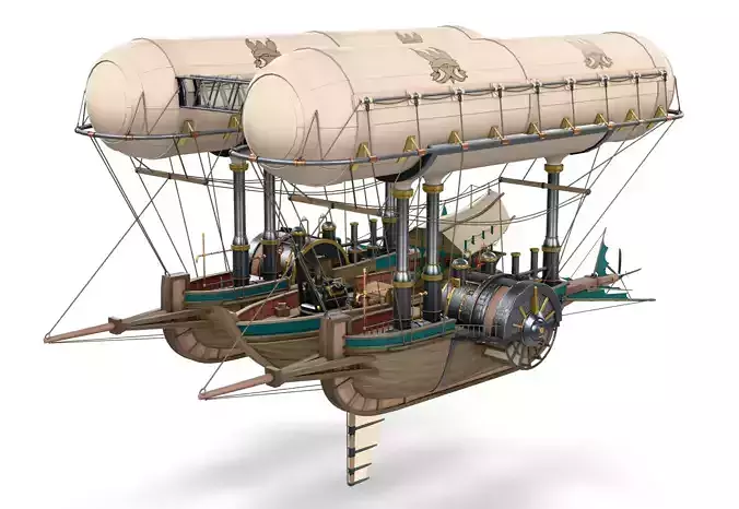 Steampunk Flyship
