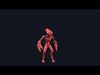 Crab monster 2 Low-poly 3D model_3