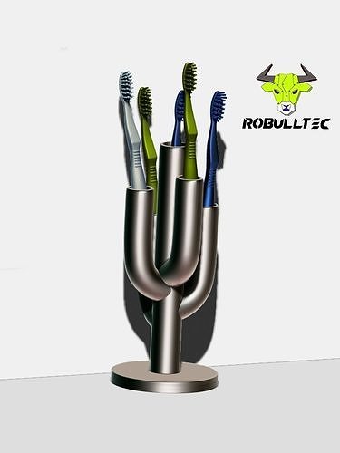 Mount Toothbrush Holders 3D print model